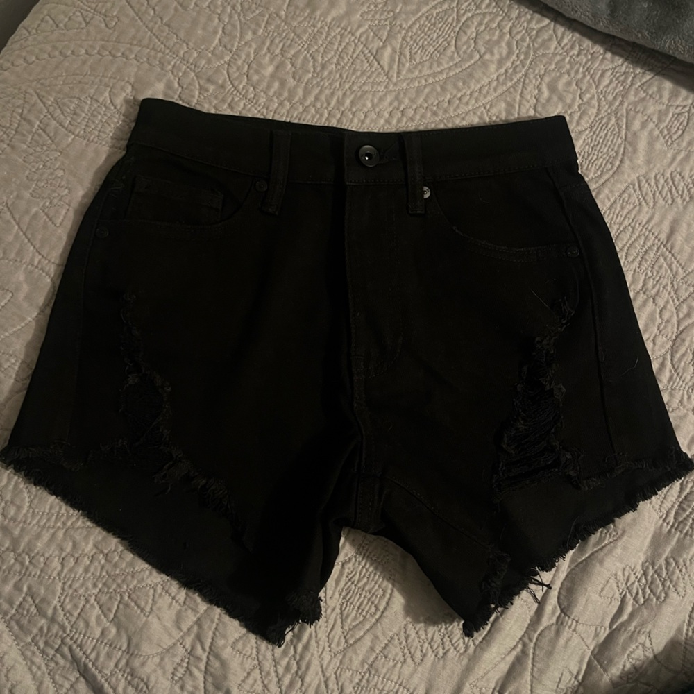 KENDALL + KYLIE Black Jean Shorts